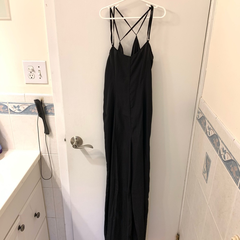 Sparkle & Fade Black Jumpsuit